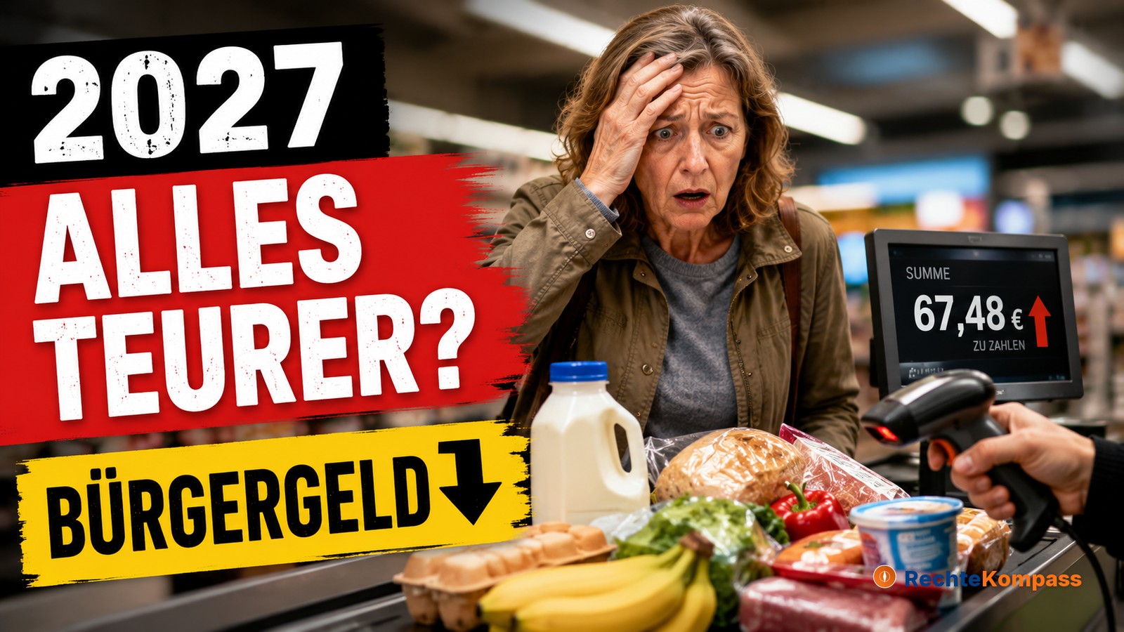 Bleibt mein Warenkorb 2027 teurer, während der Regelbedarf kaum steigt?