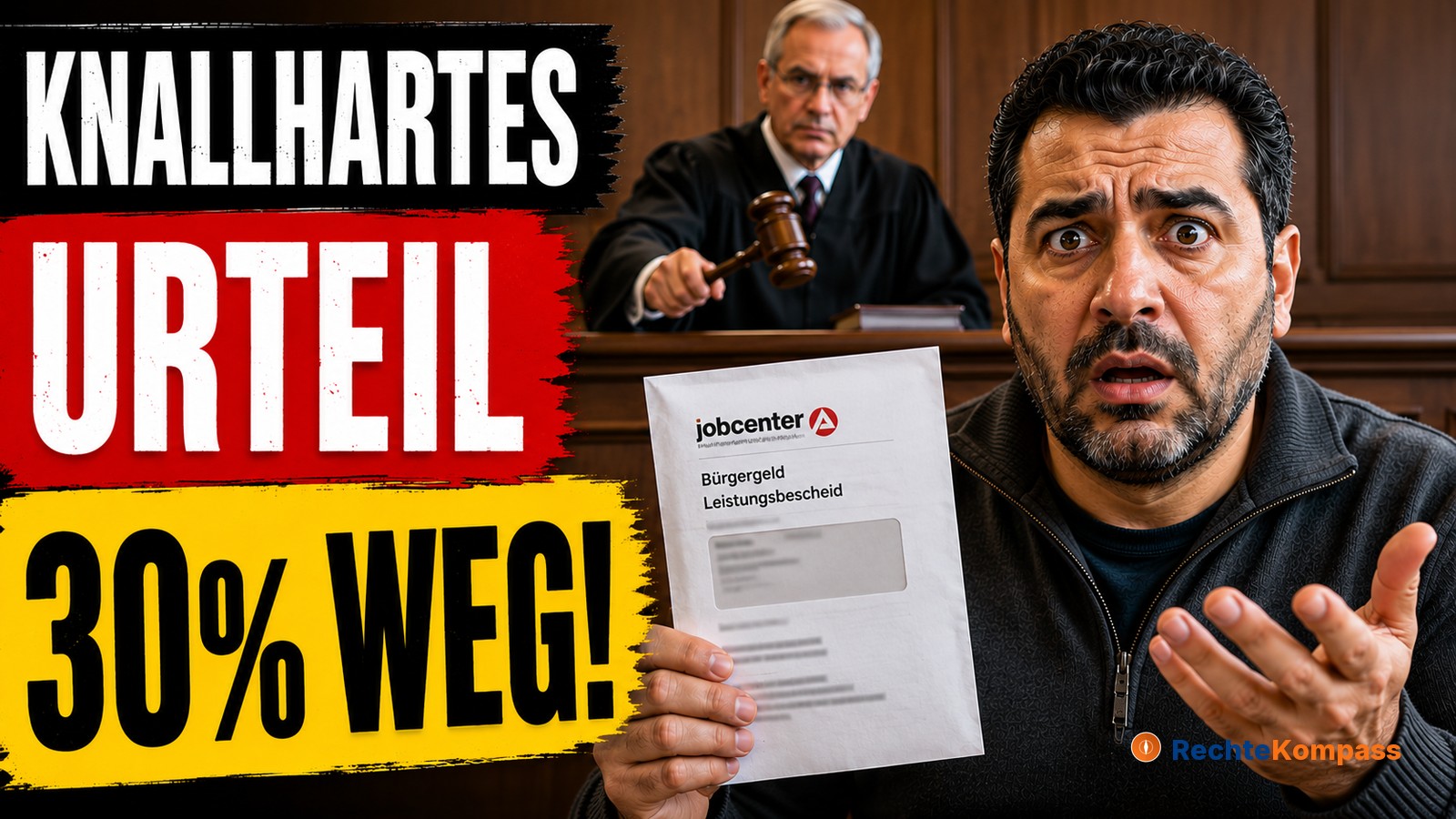 Knallhartes Urteil: Bürgergeld-Empfänger verliert 30%, weil er ein Formular nicht ausfüllt