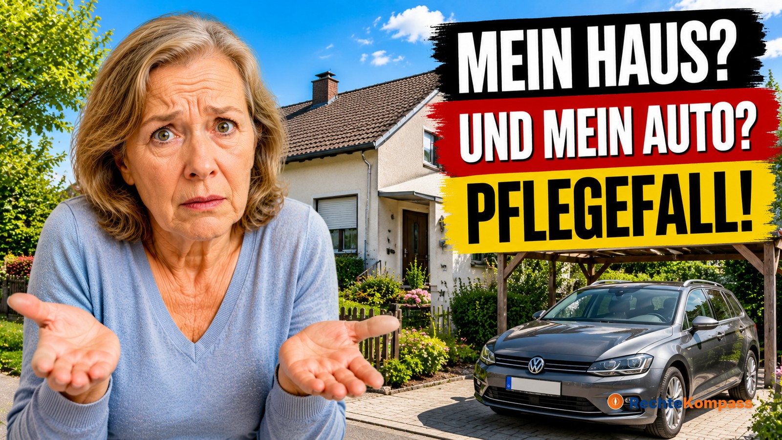 Pflegekosten zu hoch: Muss ich erst Haus und Auto verwerten?