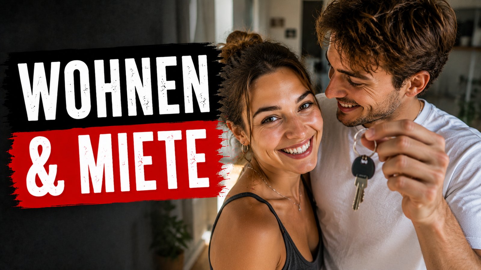 Schlüsselübergabe vor Wohnungstür