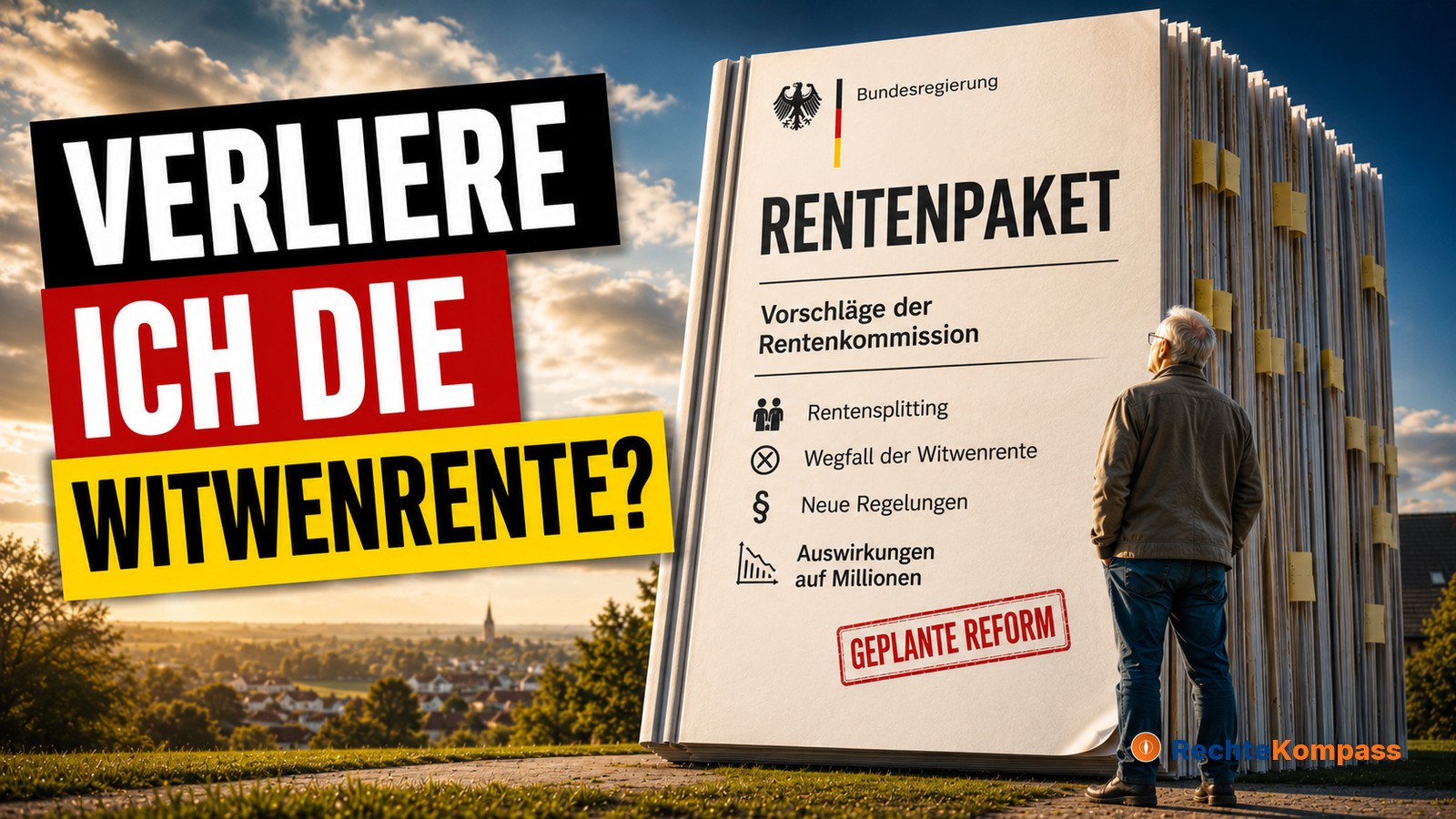 Verliere ich die Witwenrente? Was das geplante Rentensplitting für Ehepaare bedeuten würde