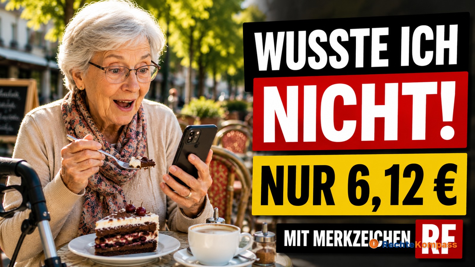 Wusste ich nicht: Mit Merkzeichen RF sinkt der Rundfunkbeitrag auf 6,12 Euro